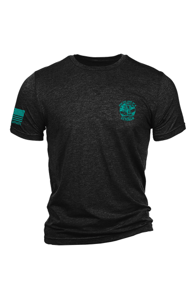 Men's Tri-Blend T-Shirt - PTS Awareness Month - For the Love of a Veteran - Nine Line Apparel