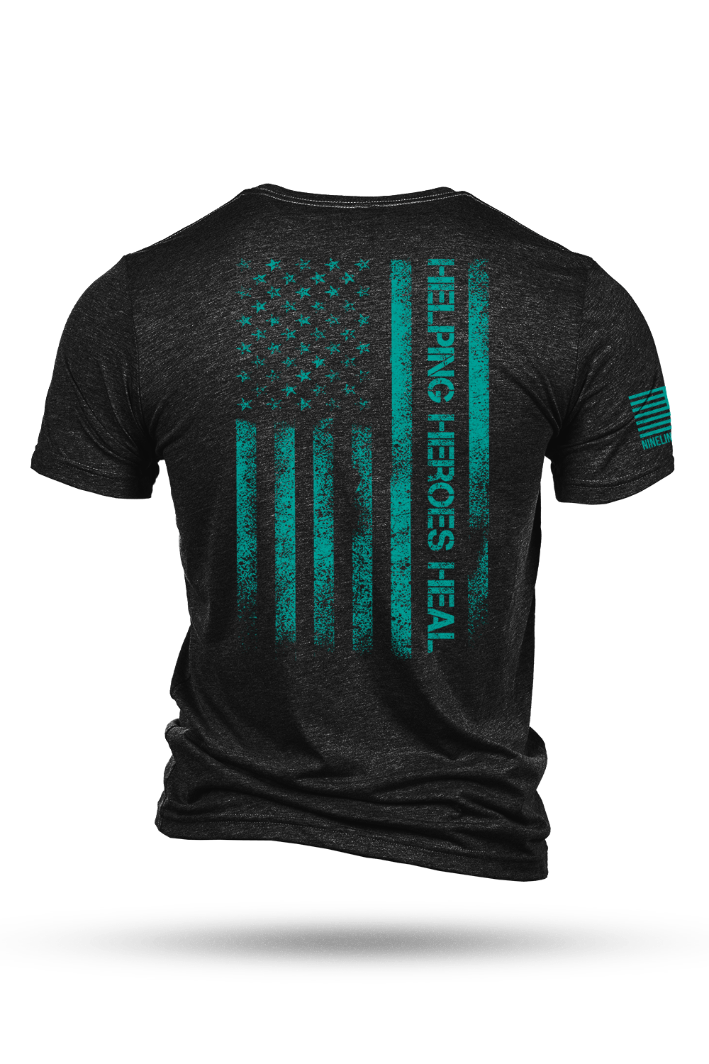 Men's Tri-Blend T-Shirt - PTS Awareness Month - For the Love of a Veteran - Nine Line Apparel