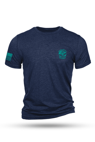 Men's Tri-Blend T-Shirt - PTS Awareness Month - For the Love of a Veteran - Nine Line Apparel