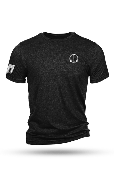 Men's Tri-Blend T-Shirt - War Hippies - American Son Flag - Nine Line Apparel