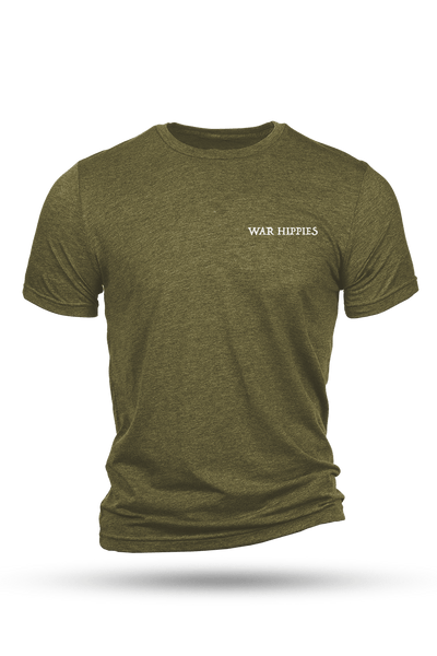 Men's Tri-Blend T-Shirt - War Hippies - Logo - Nine Line Apparel