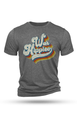 Men's Tri-Blend T-Shirt - War Hippies - Retro - Nine Line Apparel