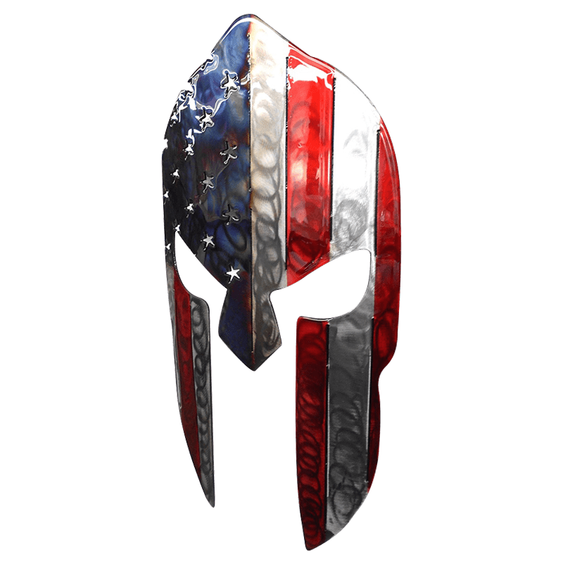 Molten Metal Sign - Spartan Stars and Stripes - Nine Line Apparel