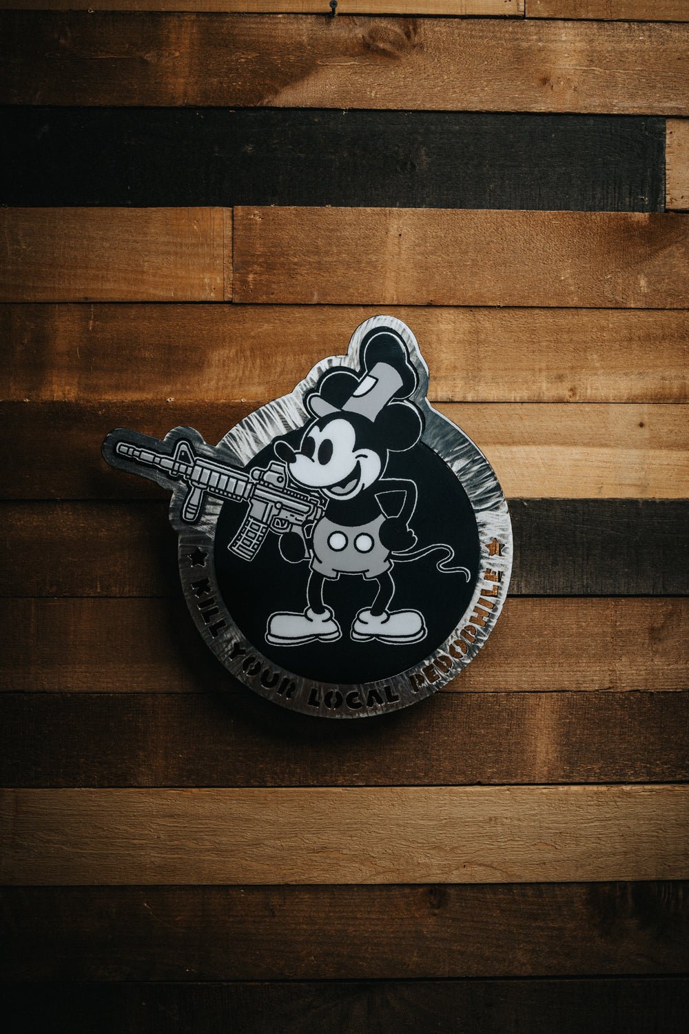 Molten Metal Sign - Steamboat Willie