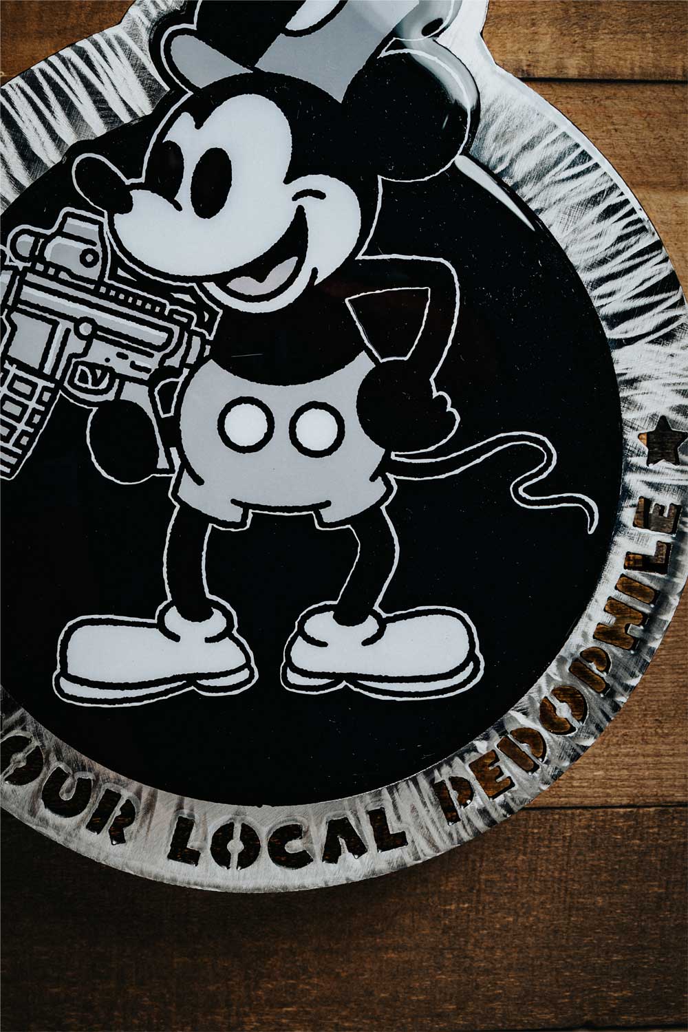 Molten Metal Sign - Steamboat Willie