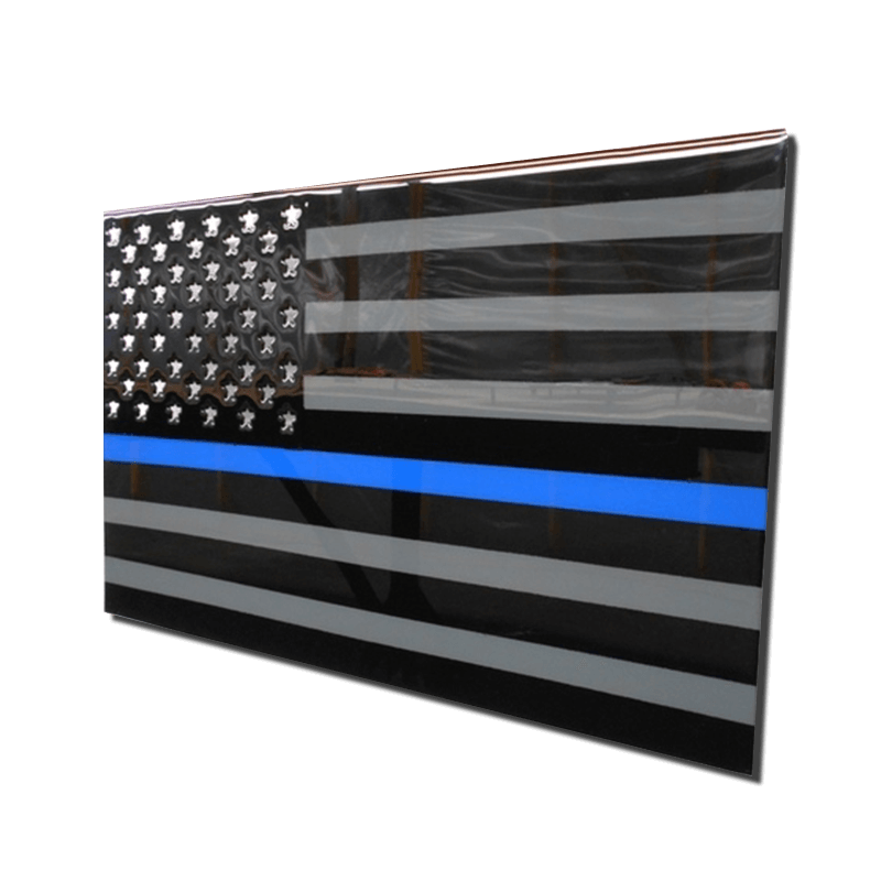 Molten Metal Sign - Thin Blue Line - Nine Line Apparel