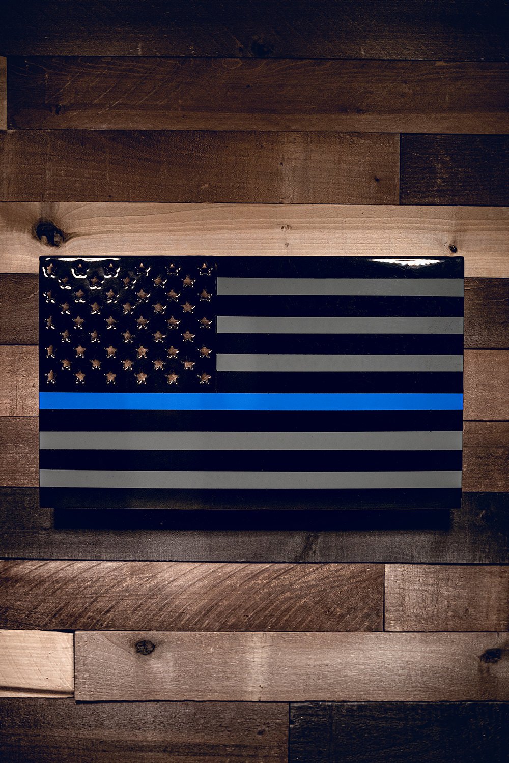 Molten Metal Sign - Thin Blue Line - Nine Line Apparel