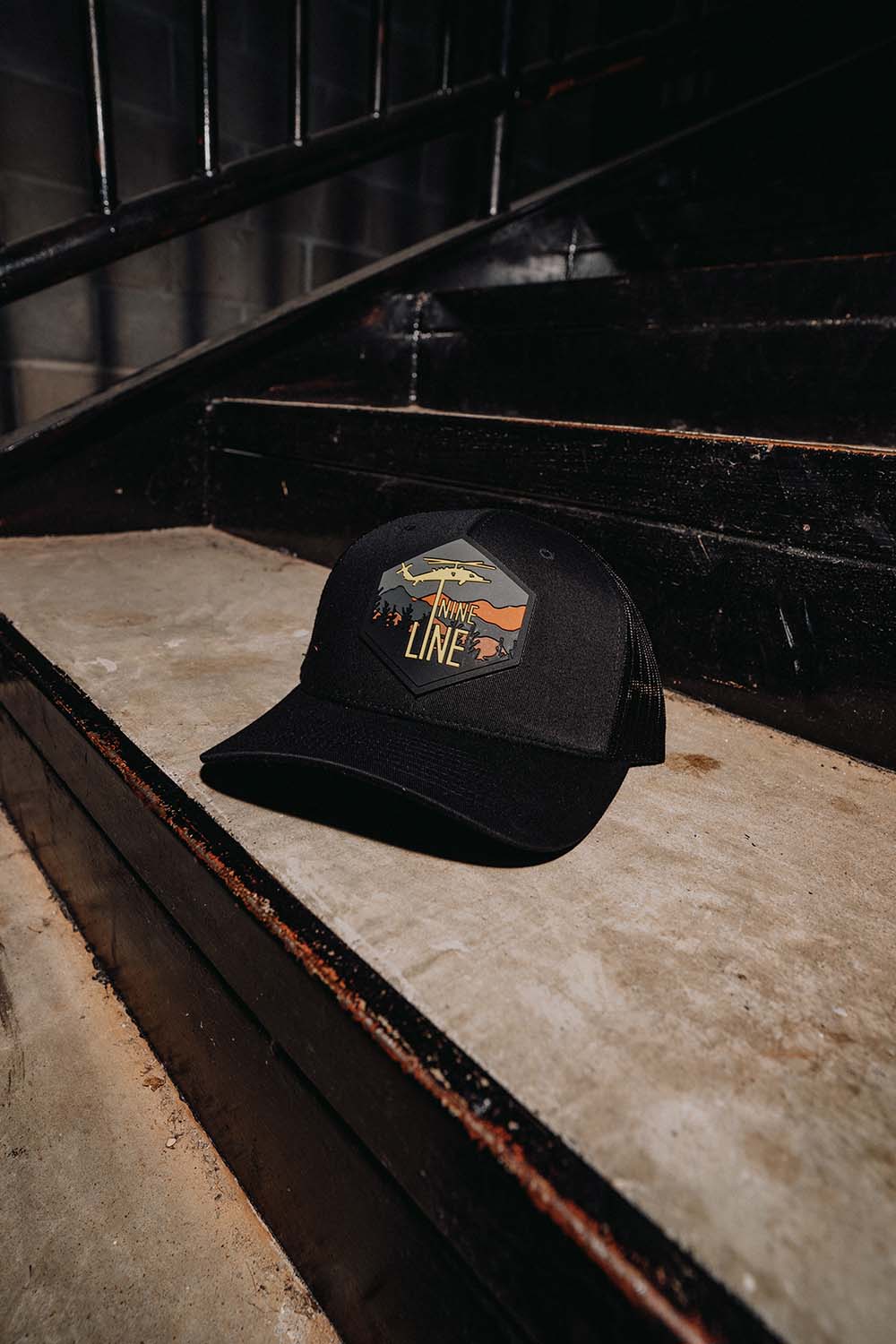 Mountain Nine Line Patch Snapback Hat Collection - Nine Line Apparel