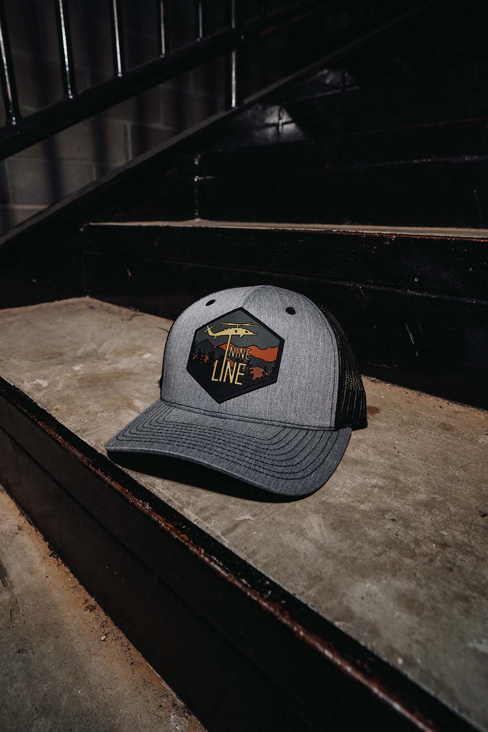 Mountain Nine Line Patch Snapback Hat Collection - Nine Line Apparel