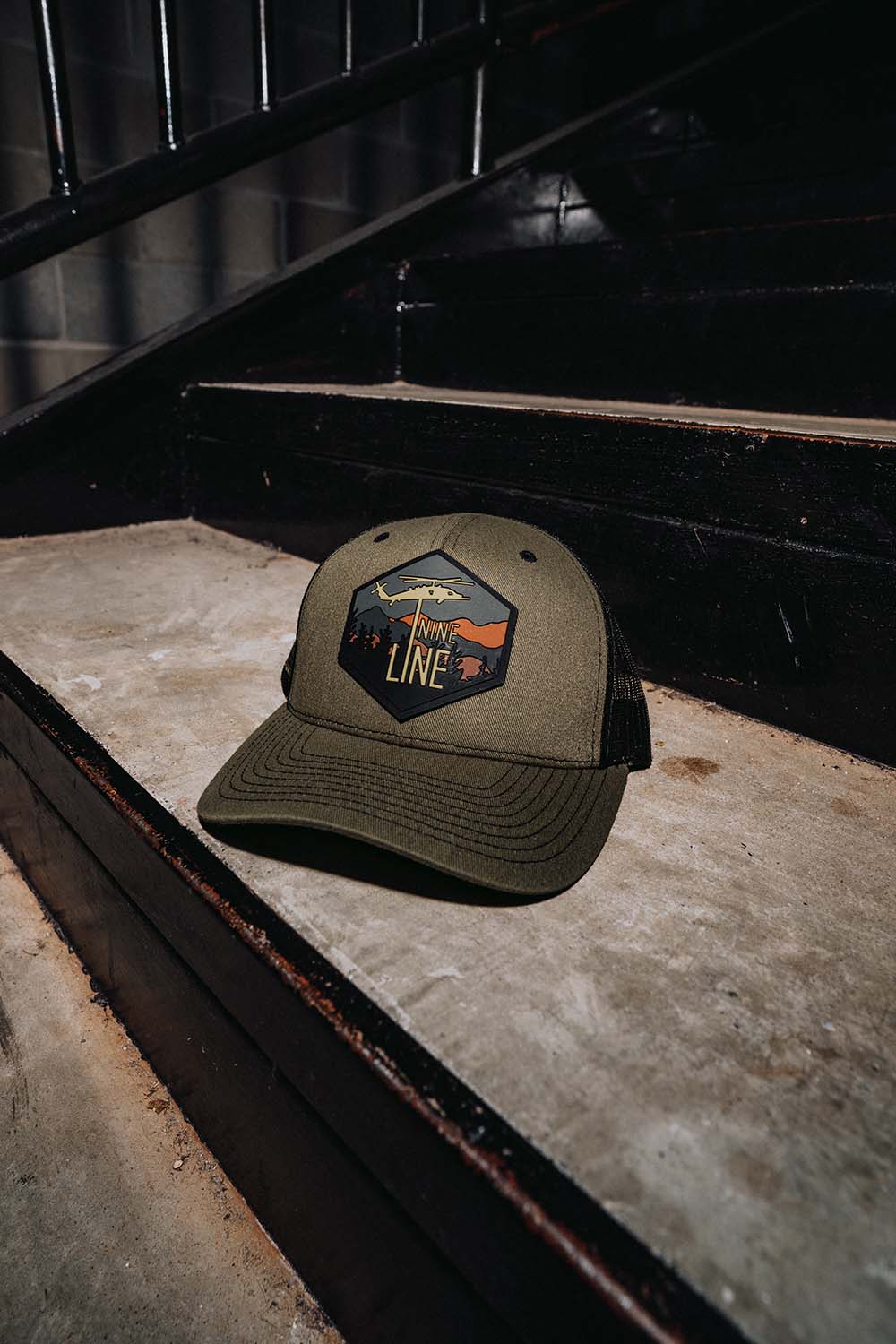 Mountain Nine Line Patch Snapback Hat Collection - Nine Line Apparel