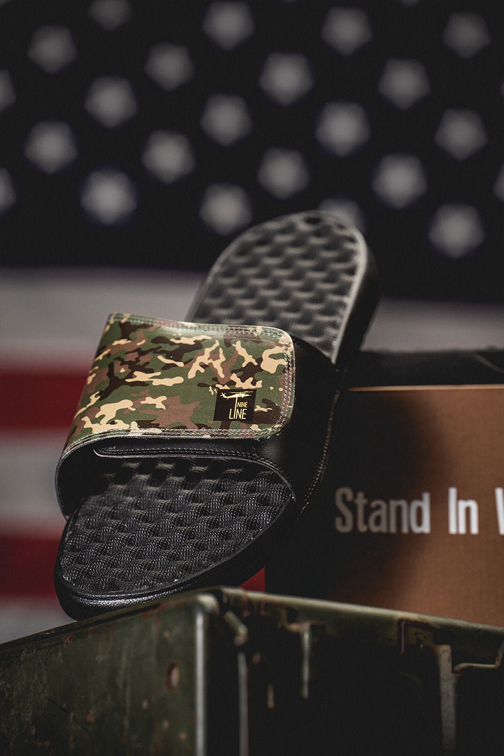Nine Line Camo Slides - Nine Line Apparel
