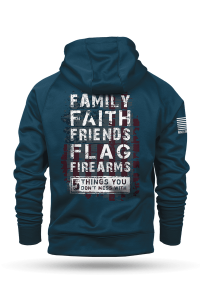 Raglan Tailgater Hoodie - 5Things - Nine Line Apparel