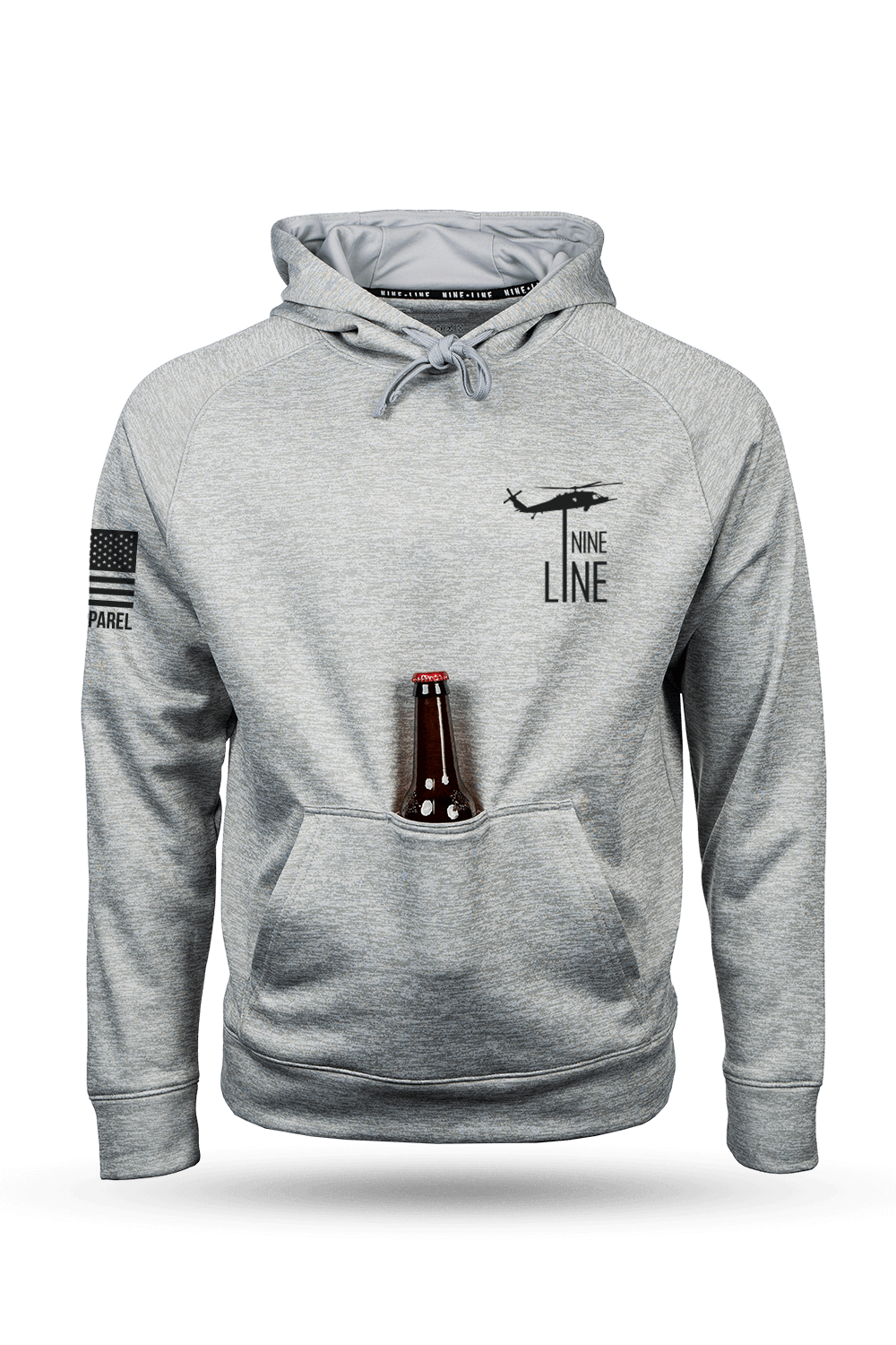 Raglan Tailgater Hoodie - America - Nine Line Apparel