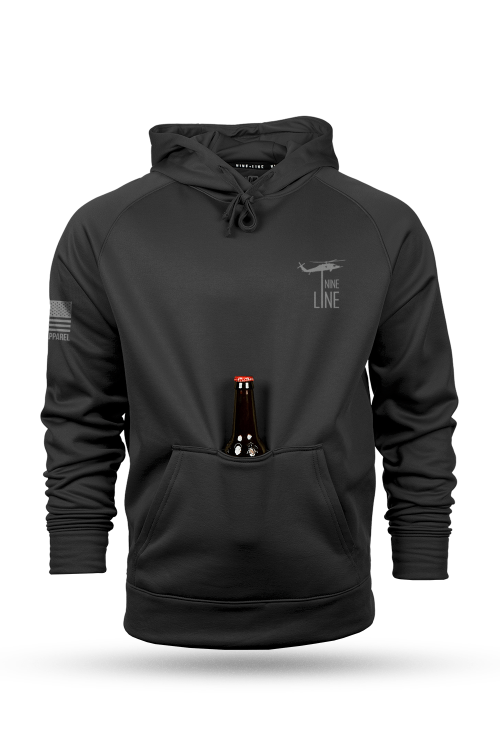 Raglan Tailgater Hoodie - Basic - Nine Line Apparel