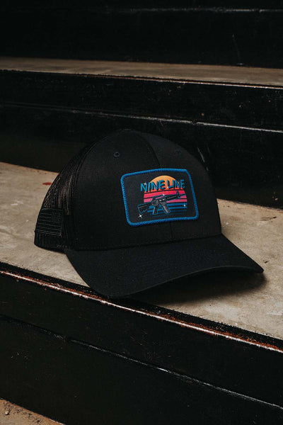 Retro AR Nine Line Patch Snapback Hat Collection - Nine Line Apparel