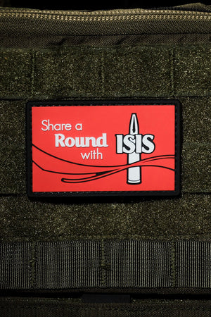 Share a Round with Isis PVC Patch - Nine Line Apparel