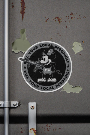 Sticker- Steamboat Willie - Nine Line Apparel