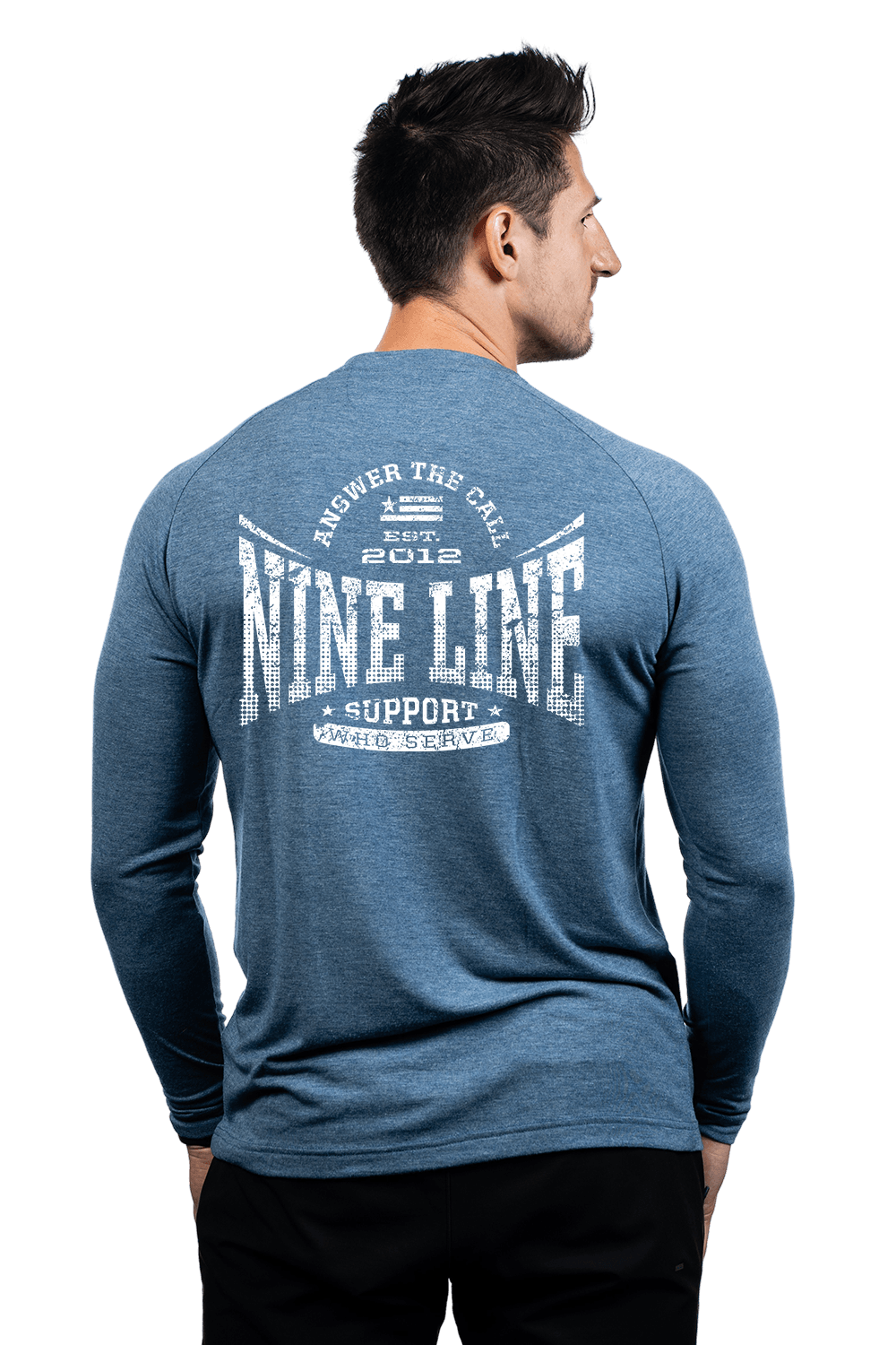 Support Who Serve - SFG Performance Tri-blend Shirt - Nine Line Apparel