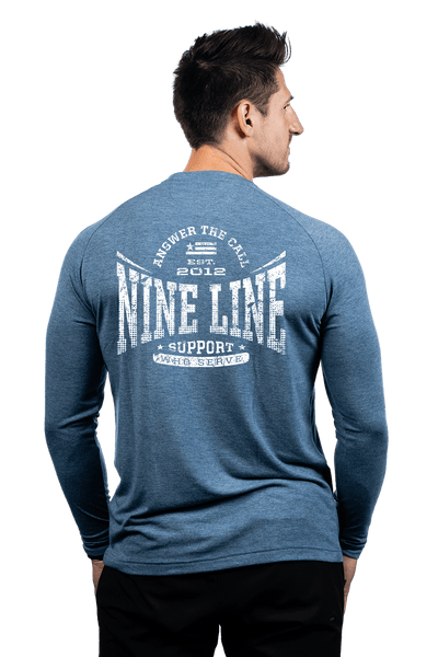 Support Who Serve - SFG Performance Tri-blend Shirt - Nine Line Apparel