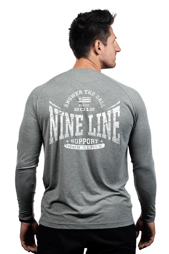 Support Who Serve - SFG Performance Tri-blend Shirt - Nine Line Apparel