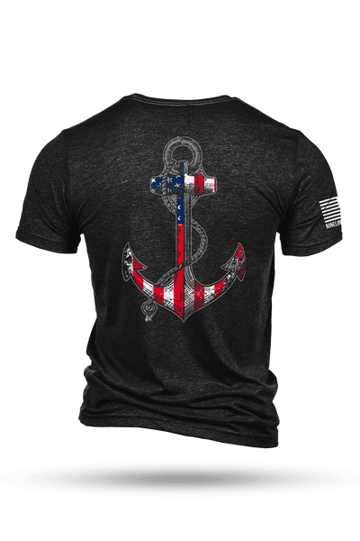 T-Shirt - Anchor Flag - Nine Line Apparel