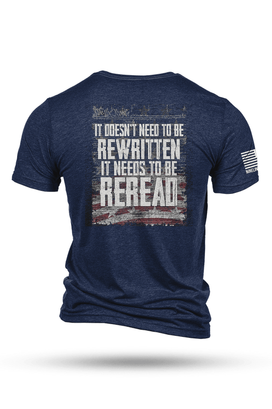 T-Shirt - REREAD - Not ReWritten - Nine Line Apparel