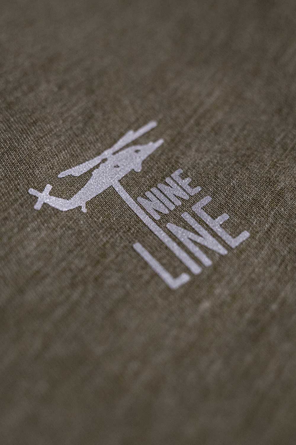 Tri-blend Athletic T-Shirt - Core with Flag [Reflective Ink] - Nine Line Apparel