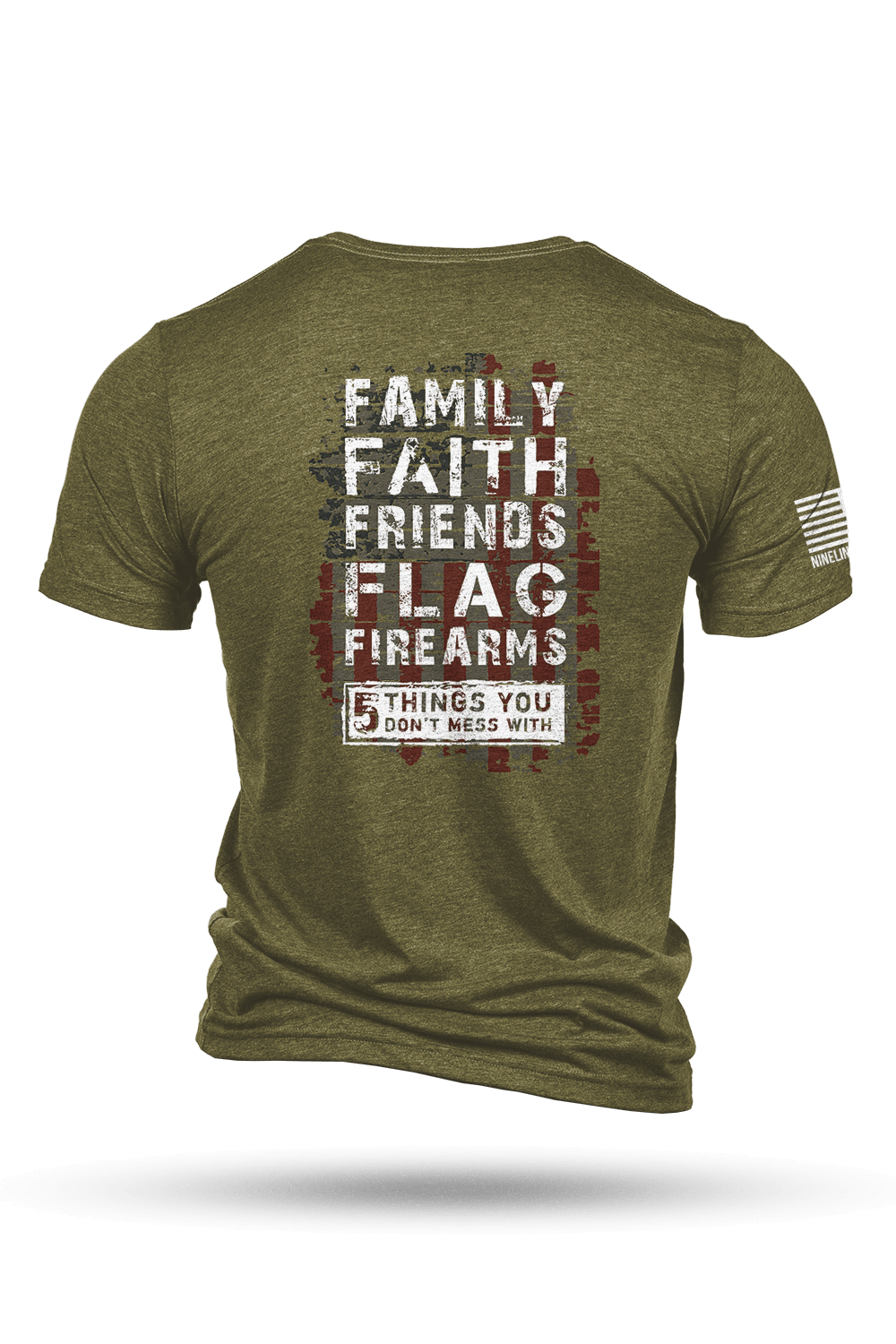 Tri-Blend T-Shirt - 5 Things - Nine Line Apparel