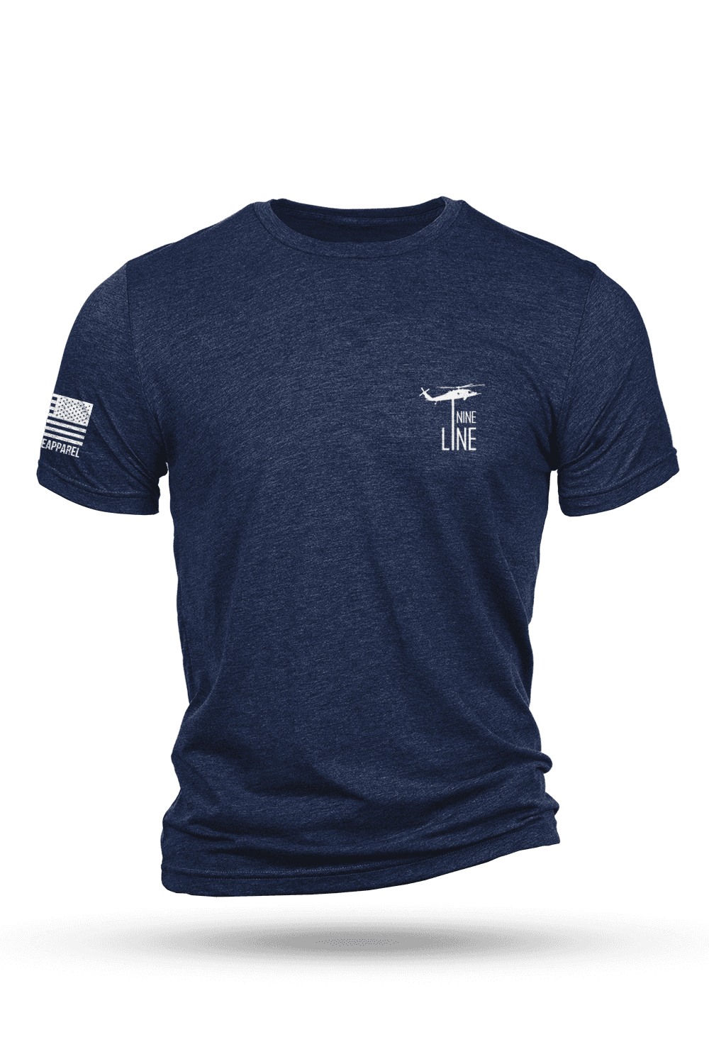 Tri-Blend T-Shirt - Anchor Flag - Nine Line Apparel