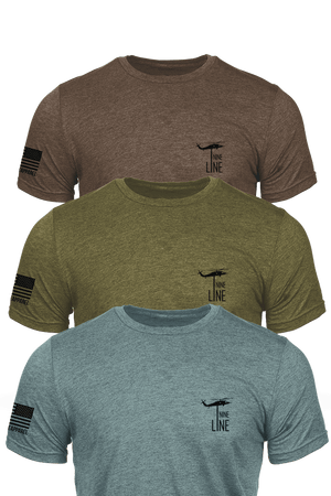 Tri-Blend T-Shirt - Fatigue Pack [3 Shirts] - Nine Line Apparel