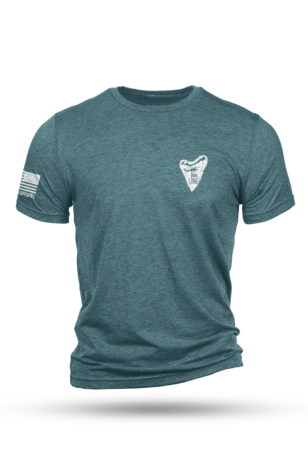 Tri-Blend T-Shirt - SHARK FLAG - Nine Line Apparel