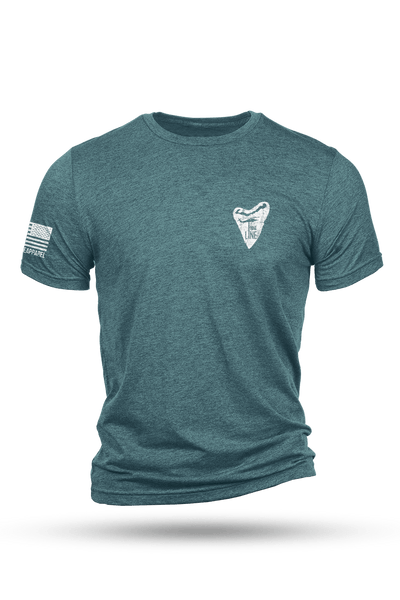 Tri-Blend T-Shirt - SHARK FLAG - Nine Line Apparel