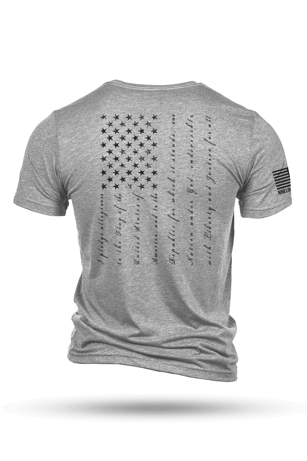 Tri-Blend T-Shirt - The Pledge - Nine Line Apparel