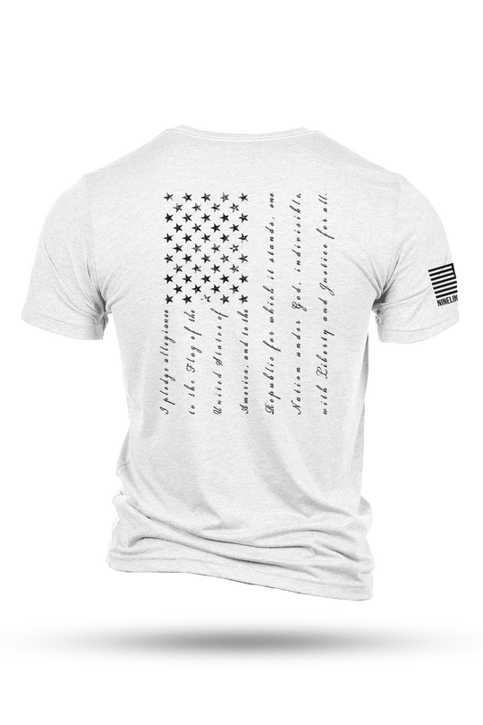 Tri-Blend T-Shirt - The Pledge - Nine Line Apparel