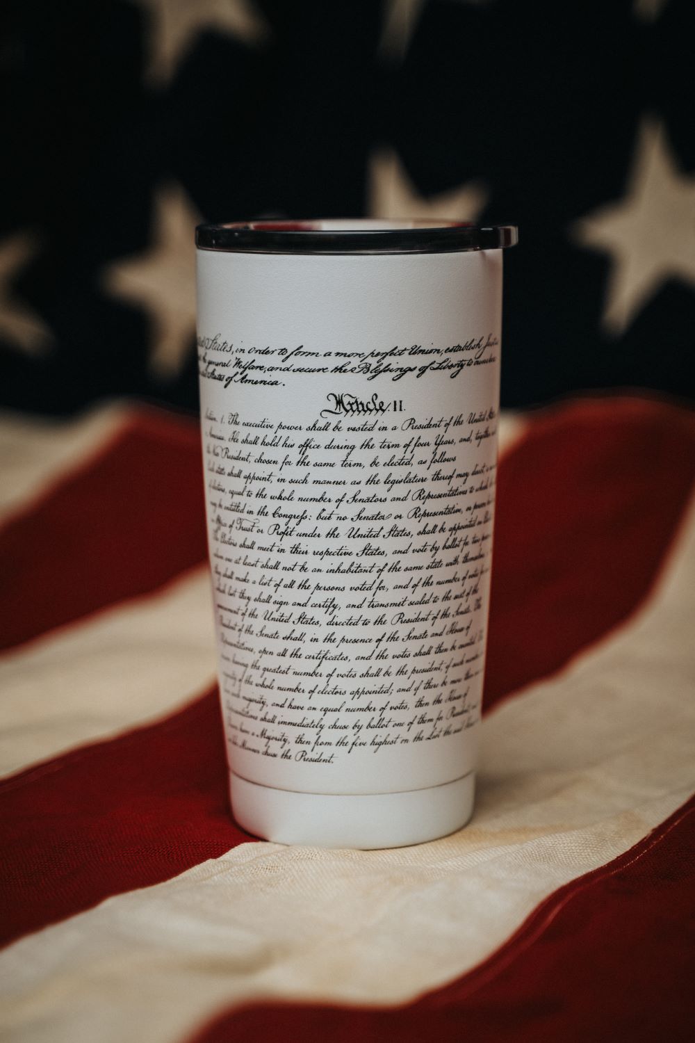 US Constitution Tumbler 20 oz - Nine Line Apparel