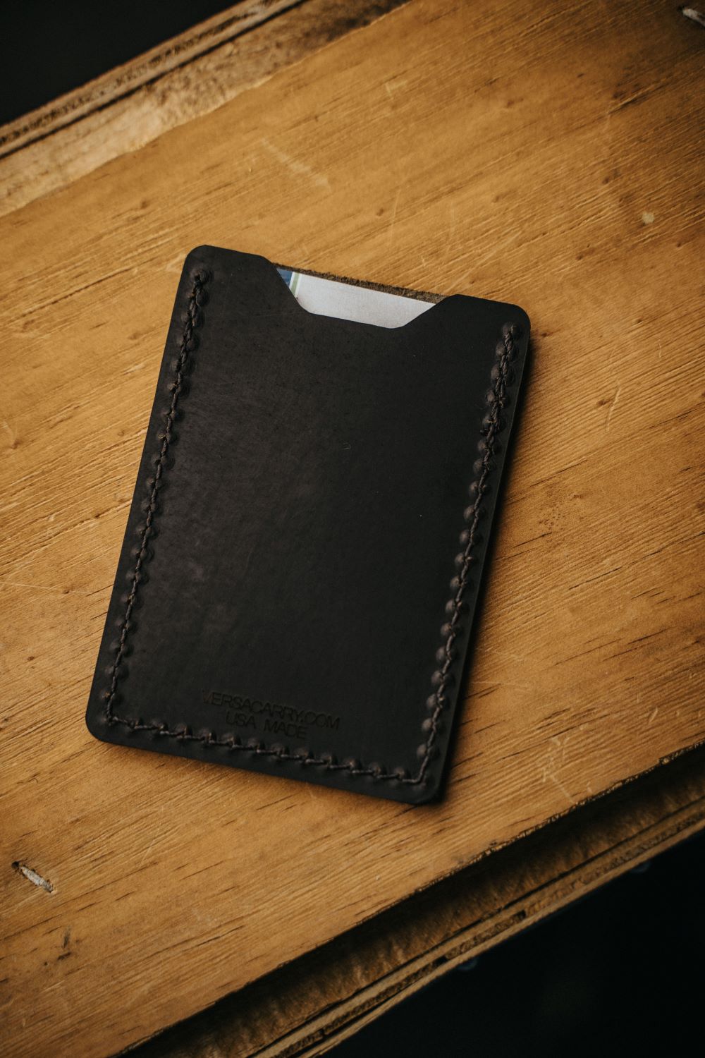 USA Made Leather Minimalist Wallet - Nine Line Apparel