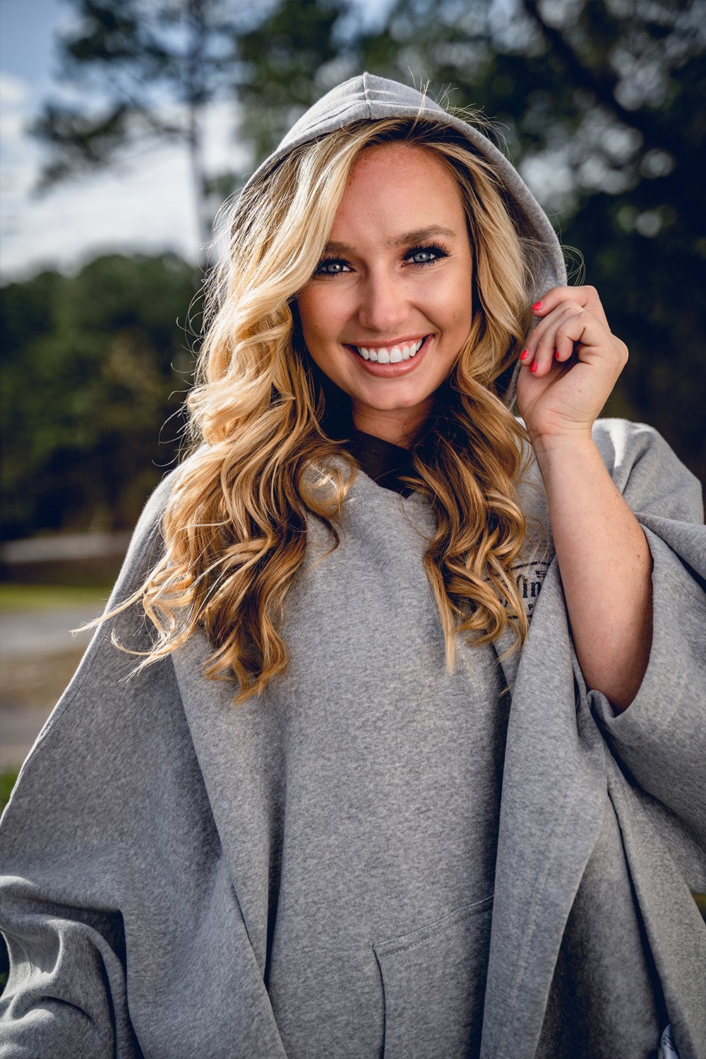 Women's Fleece Poncho - Nine Line Apparel