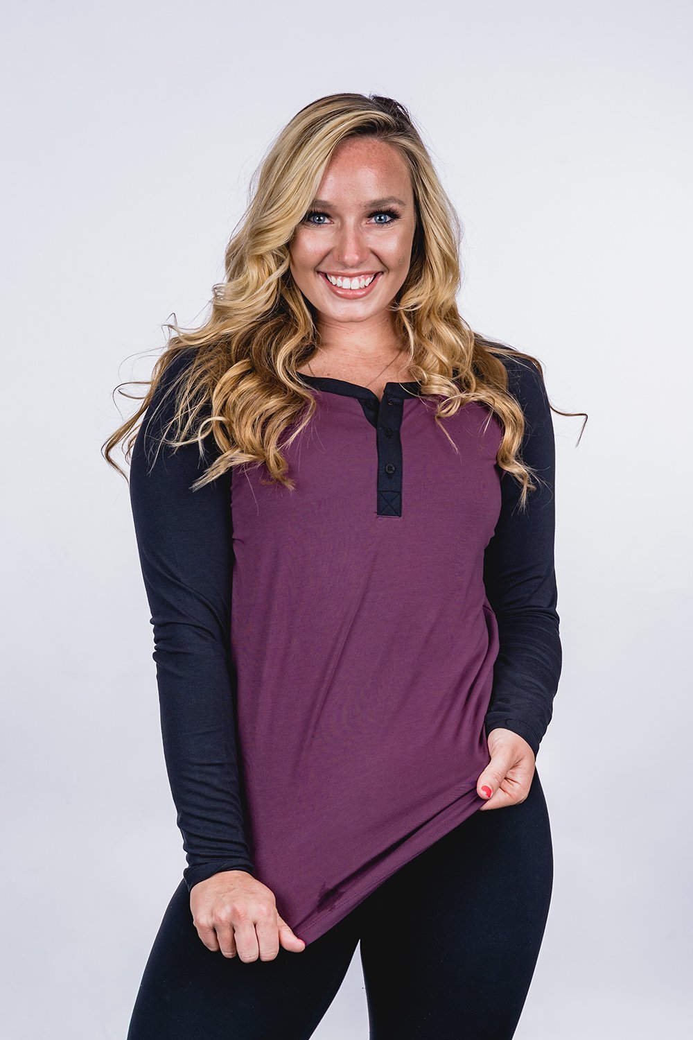 Women's Henley [ON SALE] - Nine Line Apparel