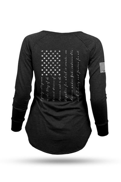 Women's Long Sleeve - The Pledge - Nine Line Apparel