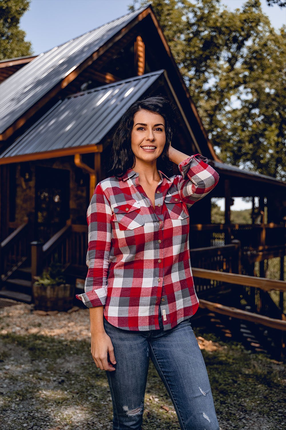 Women's Plaid Flannel [ON SALE] - Nine Line Apparel