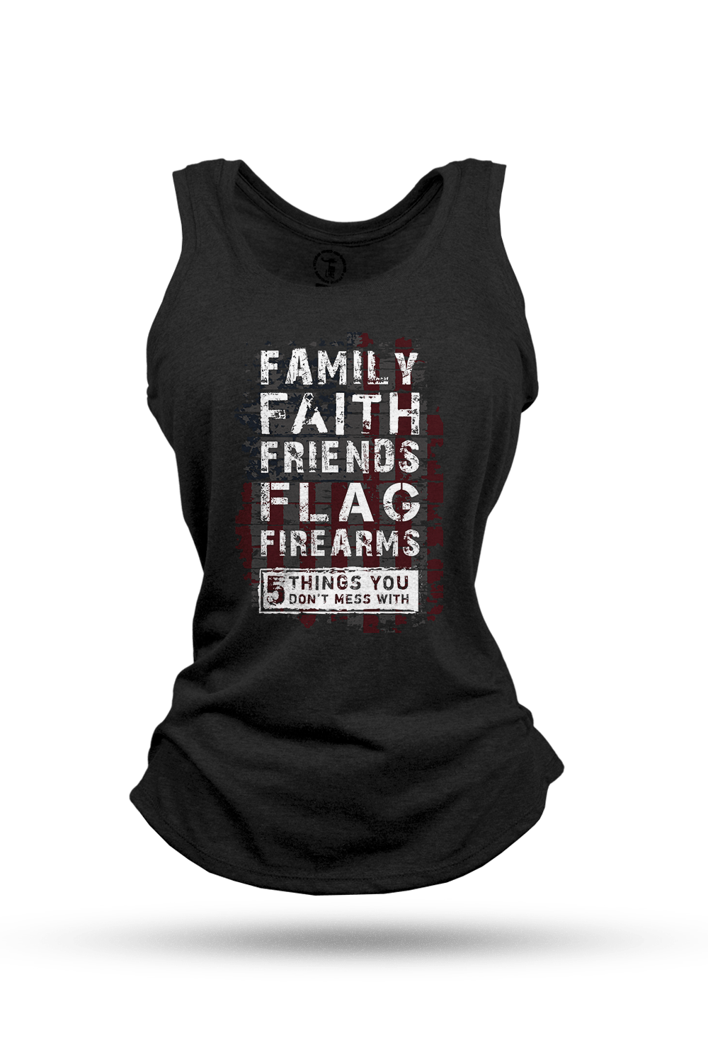 Women's Racerback Tank - 5 Things - Nine Line Apparel