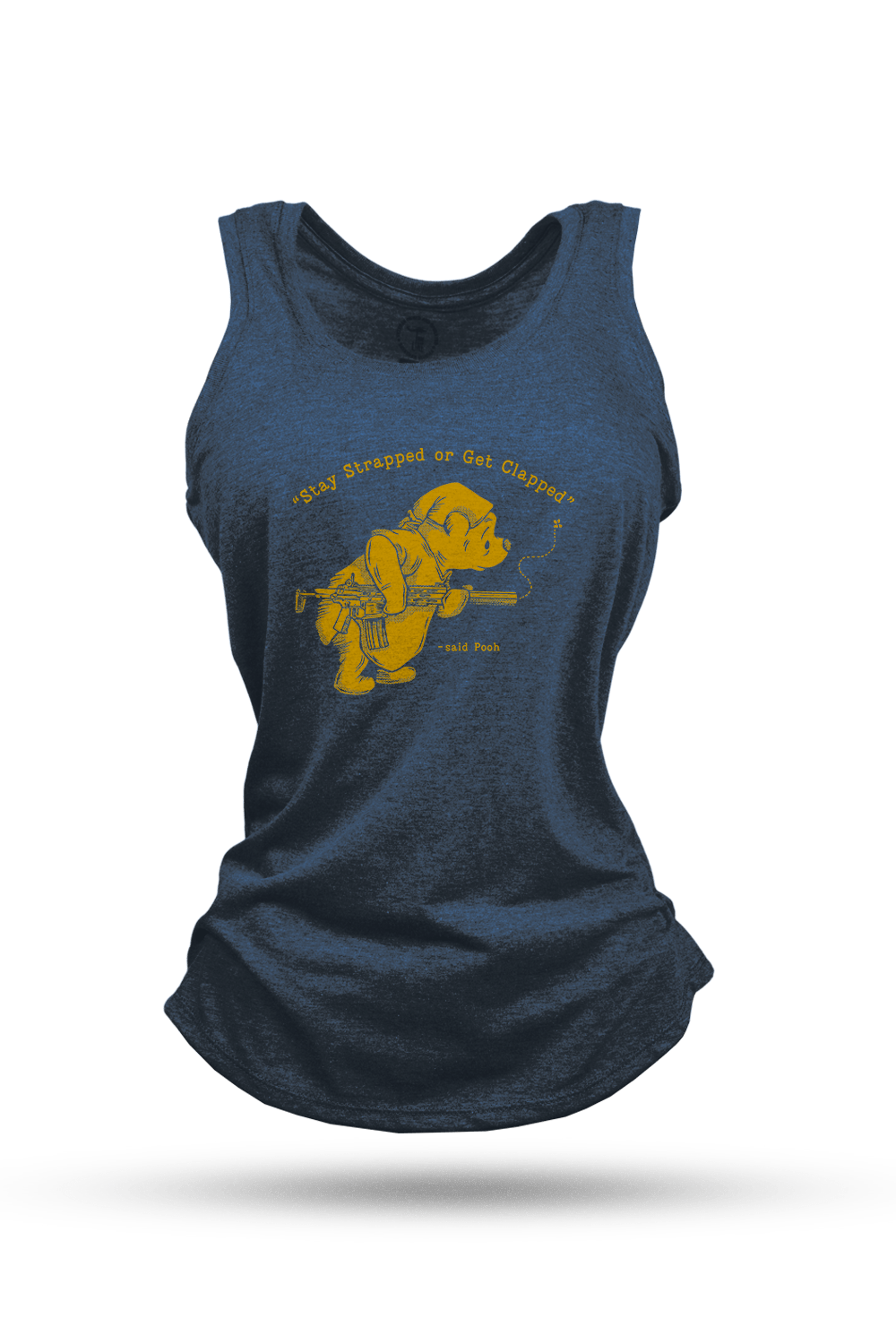 Women's Racerback Tank - POOHBEAR - Nine Line Apparel