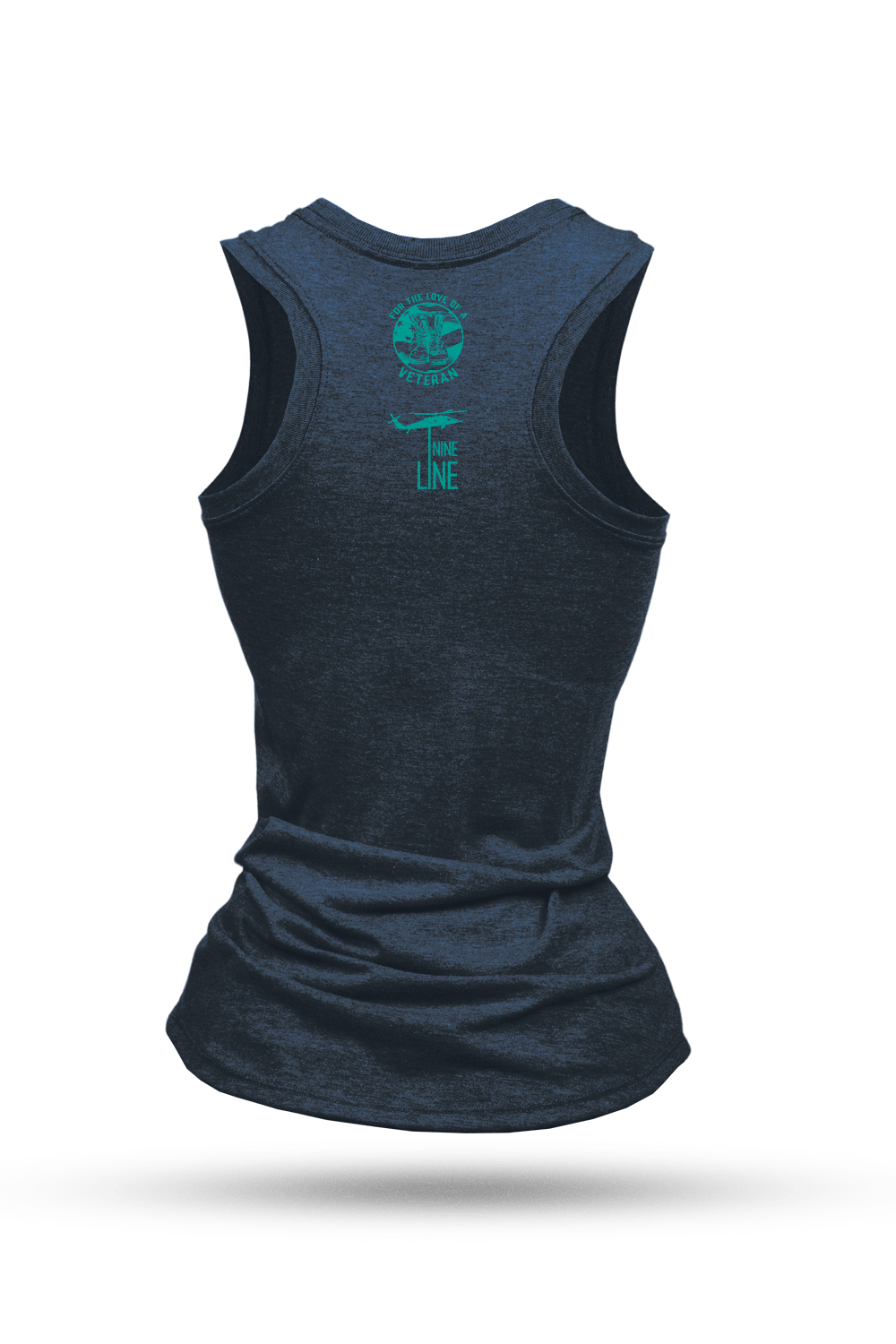 Women's Racerback Tank - PTS Awareness Month - For the Love of a Veteran - Nine Line Apparel