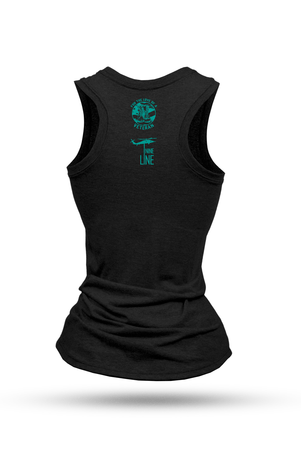 Women's Racerback Tank - PTS Awareness Month - For the Love of a Veteran - Nine Line Apparel