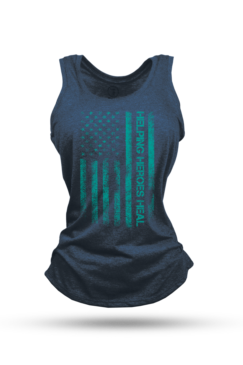 Women's Racerback Tank - PTS Awareness Month - For the Love of a Veteran - Nine Line Apparel