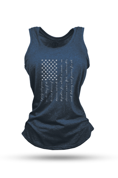 Women's Racerback Tank - The Pledge - Nine Line Apparel