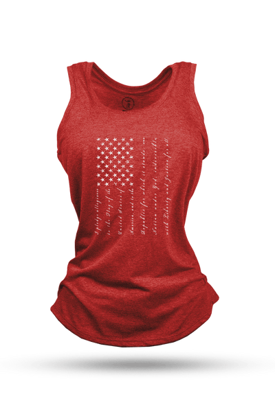 Women's Racerback Tank - The Pledge - Nine Line Apparel