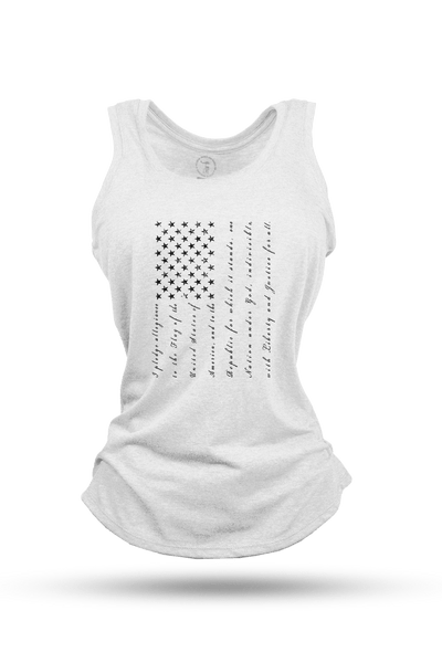 Women's Racerback Tank - The Pledge - Nine Line Apparel