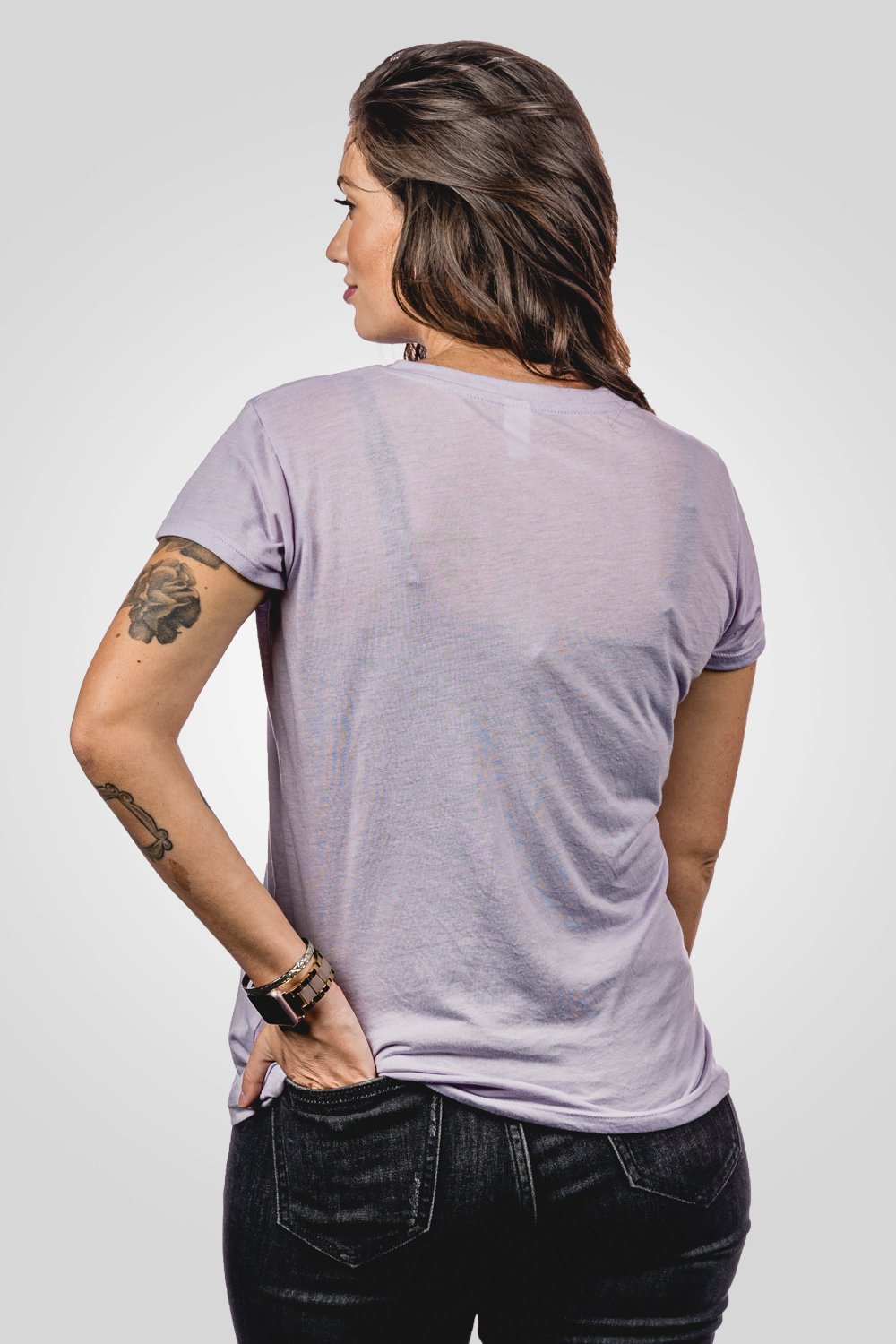 Women's Slouchy V-Neck - Basic - Nine Line Apparel