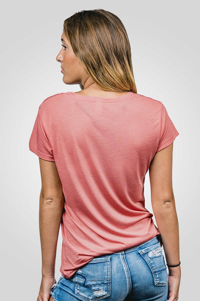 Women's Slouchy V-Neck - Basic - Nine Line Apparel